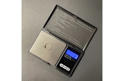 Cântar cu ecran iluminat pentru bijuterii 0,1 g până la 500 g