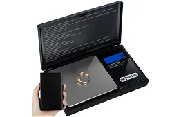Cântar cu ecran iluminat pentru bijuterii 0,1 g până la 500 g