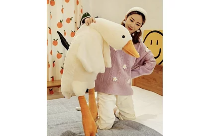 Gâscă mare de pluș – 130 cm