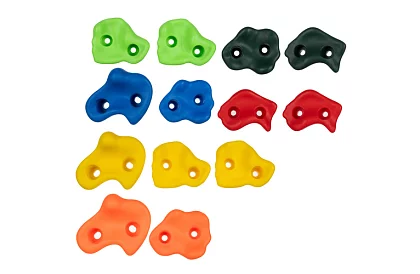 Chingi de escaladă – set de escaladă pentru copii 13 pietre + 2 mânere