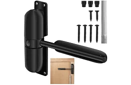 Închizător de ușă cu arc, cu forță de tragere ajustabilă