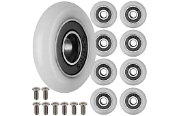 Roți pentru ușile glisante ale cabinelor de duș 23 x 6 mm – 8 buc.