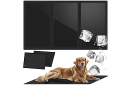 Saltea de răcire din gel neagră - 110 x 70 cm