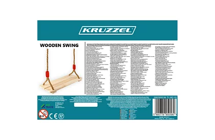 Leagăn de copii suspendat pe frânghii