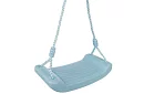 Leagăn de copii suspendat pe frânghii – din plastic – albastru