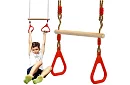Leagăna pentru copii cu bară pe frânghii – 2în1