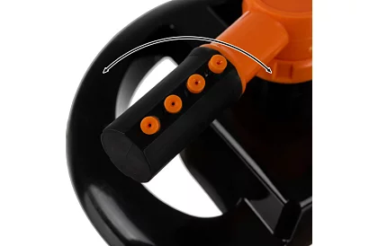 Sprinkler rotativ de grădină - cu 3 brațe