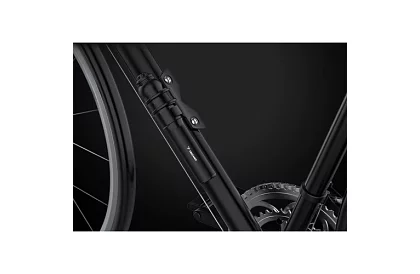 Pompa manuală din aluminiu pentru biciclete + suport