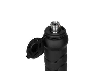 Pompa manuală din aluminiu pentru biciclete + suport