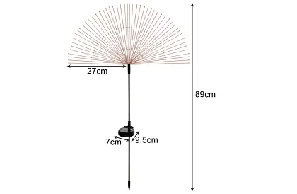 Lămpi de grădină solare 2 bucăți – păpădie