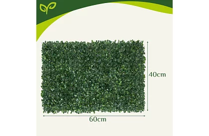 Panou de gard 60 × 40 cm – buxus artificial