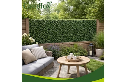 Panou de gard 60 × 40 cm – buxus artificial