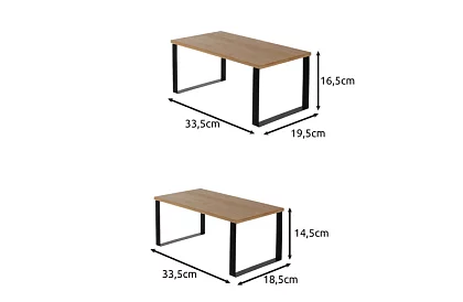 Rafturi din bambus 2 buc – organizator