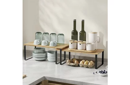 Rafturi din bambus 2 buc – organizator