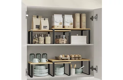 Rafturi din bambus 2 buc – organizator