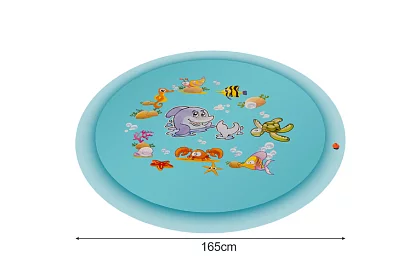 Bazină de apă pentru copii cu fântână