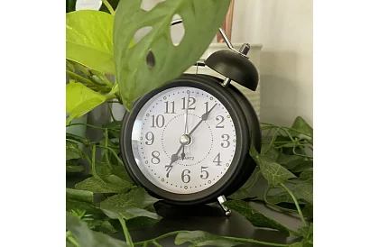 Ceas de birou retro cu iluminare LED