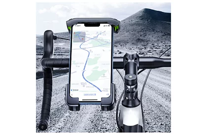 Suport pentru telefon pe ghidonul bicicletei