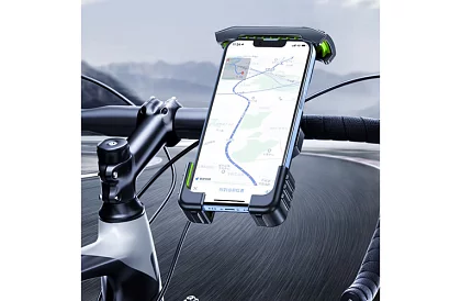 Suport pentru telefon pe ghidonul bicicletei