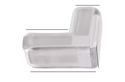 Protecție din silicon pentru colțurile mobilierului - set de 12 bucăți