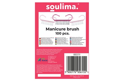Periuțe pentru unghii 100 bucăți – îndepărtarea prafului după pilire