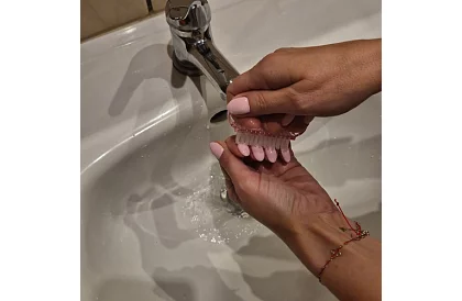 Periuțe pentru unghii 100 bucăți – îndepărtarea prafului după pilire