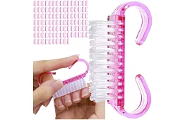 Periuțe pentru unghii 100 bucăți – îndepărtarea prafului după pilire