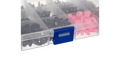 Ochi și nasuri pentru plușuri – set de 560 de bucăți + husă