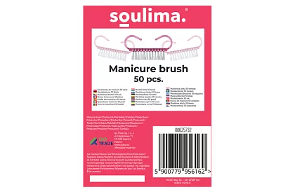 Periuțe pentru unghii 50 de bucăți – îndepărtarea prafului după pilire