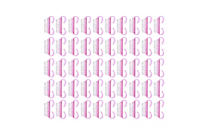 Periuțe pentru unghii 50 de bucăți – îndepărtarea prafului după pilire