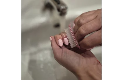 Periuțe pentru unghii 50 de bucăți – îndepărtarea prafului după pilire