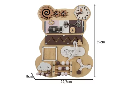 Placa senzorială 10 în 1 – Ursuleț