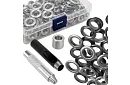 Set de 100 bucăți de ochiuri pentru pânze cu nituitor și perforator