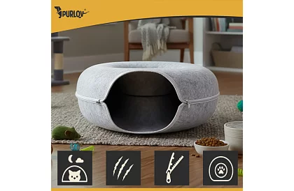 Pat de stres pentru pisici – tunel