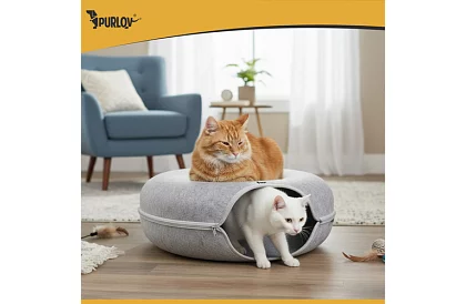 Pat de stres pentru pisici – tunel