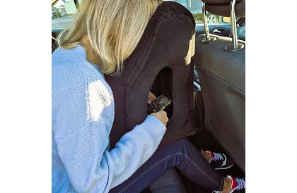 Perna de călătorie gonflabilă