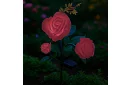 Lampa LED solară de grădină – trandafir