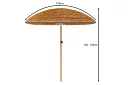 Umbrelă de grădină hawaiană - diametru 150 cm