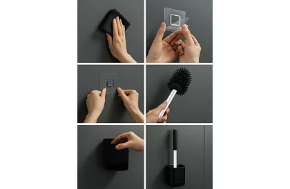 WC perie cu suport – WC perie