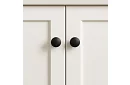 Uși de mobilier – butoane negre - 10 bucăți