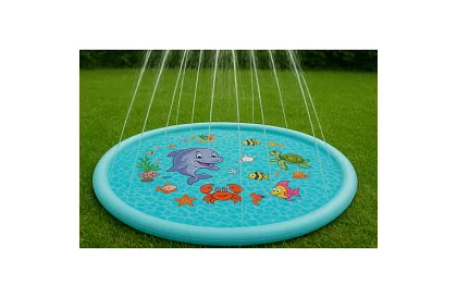 Bazină de apă pentru copii cu fântână – diametru 150 cm