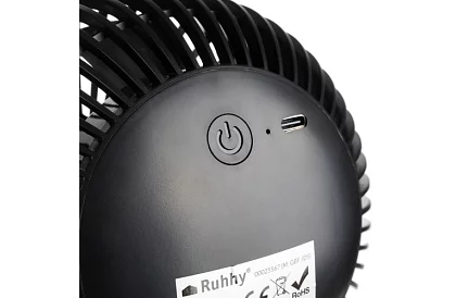 Ventilator wireless cu clemă – încărcare USB-C 1200 mAh