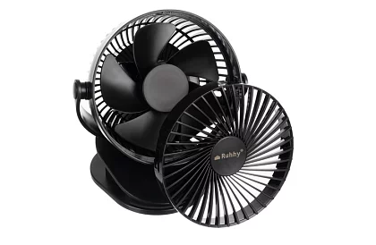 Ventilator wireless cu clemă – încărcare USB-C 1200 mAh