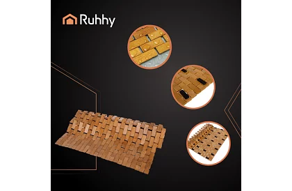 Covoare de baie din bambus – 80×50 cm