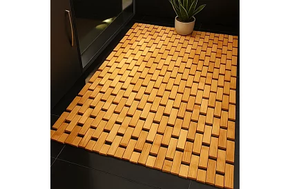 Covoare de baie din bambus – 80×50 cm