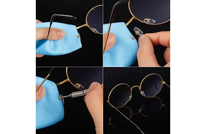 Set de reparare a ochelarilor – 126 de piese în cutie