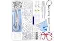 Set de reparare a ochelarilor – 126 de piese în cutie