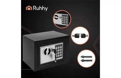 Seif combinat cu încuietoare cu cod și cheie