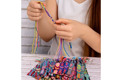 Fir de brodat colorate – set mare 150 bucăți