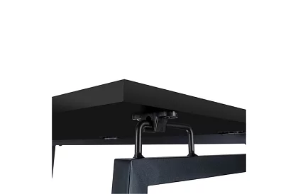 Masa de birou pliabilă neagră – 80 x 75 x 40 cm